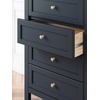 image:imageSignature Design by Ashley Landocken 4 Drawer Tall Blue Dresser for Bedroom4 Drawer Chest