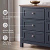 image:imageSignature Design by Ashley Landocken 4 Drawer Tall Blue Dresser for Bedroom6 Drawer Dresser