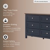 image:imageSignature Design by Ashley Landocken 4 Drawer Tall Blue Dresser for Bedroom6 Drawer Dresser