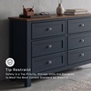 image:imageSignature Design by Ashley Landocken 4 Drawer Tall Blue Dresser for Bedroom6 Drawer Dresser