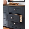 image:imageSignature Design by Ashley Landocken 4 Drawer Tall Blue Dresser for BedroomDresser and Mirror