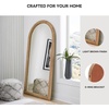 image:imageSignature Design by Ashley Large Arched Wood Floor Mirror Brown