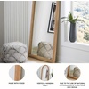 image:imageSignature Design by Ashley Large Arched Wood Floor Mirror Brown