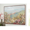 image:imageSignature Design by Ashley Large Framed Canvas Wall Art Floral Landscape