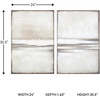 image:imageSignature Design by Ashley Large Neutral Abstract Wall Art Set of 2