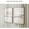image:imageSignature Design by Ashley Large Neutral Abstract Wall Art Set of 2