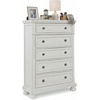 image:imageSignature Design by Ashley Lettner Dresser for Bedroom 7 Drawer Burnished Gray Chest 65Inch Wide Traditional Style Hidden Storage for Small Valuables Light GrayWhite