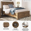image:imageSignature Design by Ashley Lettner Dresser for Bedroom 7 Drawer Burnished Gray Chest 65Inch Wide Traditional Style Hidden Storage for Small Valuables Light GrayBrown