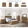 image:imageSignature Design by Ashley Lettner Dresser for Bedroom 7 Drawer Burnished Gray Chest 65Inch Wide Traditional Style Hidden Storage for Small Valuables Light GrayBrown