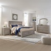 image:imageSignature Design by Ashley Lettner Dresser for Bedroom 7 Drawer Burnished Gray Chest 65Inch Wide Traditional Style Hidden Storage for Small Valuables Light GrayLight Gray