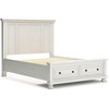 image:imageSignature Design by Ashley Lettner Dresser for Bedroom 7 Drawer Burnished Gray Chest 65Inch Wide Traditional Style Hidden Storage for Small Valuables Light GrayAntique White