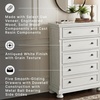 image:imageSignature Design by Ashley Lettner Dresser for Bedroom 7 Drawer Burnished Gray Chest 65Inch Wide Traditional Style Hidden Storage for Small Valuables Light GrayWhite
