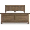 image:imageSignature Design by Ashley Lettner Dresser for Bedroom 7 Drawer Burnished Gray Chest 65Inch Wide Traditional Style Hidden Storage for Small Valuables Light GrayBrown
