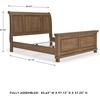 image:imageSignature Design by Ashley Lettner Dresser for Bedroom 7 Drawer Burnished Gray Chest 65Inch Wide Traditional Style Hidden Storage for Small Valuables Light GrayBrown