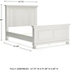 image:imageSignature Design by Ashley Lettner Dresser for Bedroom 7 Drawer Burnished Gray Chest 65Inch Wide Traditional Style Hidden Storage for Small Valuables Light GrayWhitewash