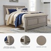 image:imageSignature Design by Ashley Lettner Dresser for Bedroom 7 Drawer Burnished Gray Chest 65Inch Wide Traditional Style Hidden Storage for Small Valuables Light GrayLight Gray