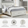 image:imageSignature Design by Ashley Lettner Dresser for Bedroom 7 Drawer Burnished Gray Chest 65Inch Wide Traditional Style Hidden Storage for Small Valuables Light GrayWhitewash