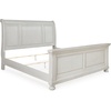 image:imageSignature Design by Ashley Lettner Dresser for Bedroom 7 Drawer Burnished Gray Chest 65Inch Wide Traditional Style Hidden Storage for Small Valuables Light GrayAntique White