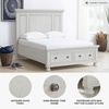image:imageSignature Design by Ashley Lettner Dresser for Bedroom 7 Drawer Burnished Gray Chest 65Inch Wide Traditional Style Hidden Storage for Small Valuables Light GrayAntique White