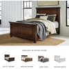 image:imageSignature Design by Ashley Lettner Dresser for Bedroom 7 Drawer Burnished Gray Chest 65Inch Wide Traditional Style Hidden Storage for Small Valuables Light GrayDark Brown