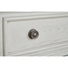 image:imageSignature Design by Ashley Lettner Dresser for Bedroom 7 Drawer Burnished Gray Chest 65Inch Wide Traditional Style Hidden Storage for Small Valuables Light GrayWhite