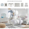 image:imageSignature Design by Ashley Makeup Vanity Desk with Stool Antiqued White