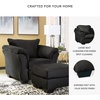 image:imageSignature Design by Ashley Manual Rocker Recliner Chair Cobblestone DarcyBlack
