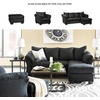 image:imageSignature Design by Ashley Manual Rocker Recliner Chair Cobblestone DarcyBlack