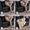 image:imageSignature Design by Ashley Manual Rocker Recliner Chair Cobblestone DarcyBlack