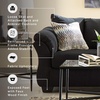 image:imageSignature Design by Ashley Manual Rocker Recliner Chair Cobblestone DarcyBlack
