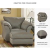 image:imageSignature Design by Ashley Manual Rocker Recliner Chair Cobblestone DarcyCobblestone