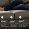 image:imageSignature Design by Ashley Manual Rocker Recliner Chair Cobblestone DarcyGrey