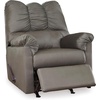 image:imageSignature Design by Ashley Manual Rocker Recliner Chair Cobblestone DarcyGrey