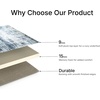 image:imageSignature Design by Ashley Memory Foam Area Rug BlueWhite 5x7411 x 611 Rectangular