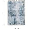 image:imageSignature Design by Ashley Memory Foam Area Rug BlueWhite 5x7411 x 611 Rectangular