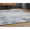 image:imageSignature Design by Ashley Memory Foam Area Rug BlueWhite 5x7411 x 611 Rectangular