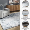 image:imageSignature Design by Ashley Memory Foam Area Rug BlueWhite 5x777 x 96 Rectangular