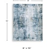 image:imageSignature Design by Ashley Memory Foam Area Rug BlueWhite 5x777 x 96 Rectangular