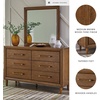 image:imageSignature Design by Ashley Mid Century Modern 6 Drawer Dresser for BedroomContemporary