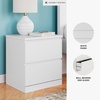 image:imageSignature Design by Ashley Onita 2Drawer White Nightstand Bedside TableWhite