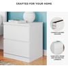 image:imageSignature Design by Ashley Onita 2Drawer White Nightstand Bedside TableWhite