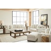 image:imageSignature Design by Ashley Oversized Accent Chair and a Half Birch BeigeOff White