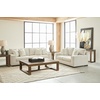 image:imageSignature Design by Ashley Oversized Accent Chair and a Half Birch BeigeOff White