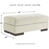 image:imageSignature Design by Ashley Oversized Accent Chair and a Half Birch BeigeOff White