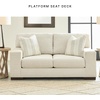 image:imageSignature Design by Ashley Oversized Accent Chair and a Half Birch BeigeOff White