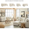 image:imageSignature Design by Ashley Oversized Accent Chair and a Half Birch BeigeOff White