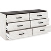 image:imageSignature Design by Ashley Paxberry 5 Drawer Chest of Drawers WhitewashTwotone