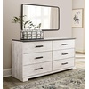 image:imageSignature Design by Ashley Paxberry 5 Drawer Chest of Drawers WhitewashTwotone