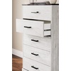 image:imageSignature Design by Ashley Paxberry 5 Drawer Chest of Drawers WhitewashTwotone