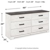 image:imageSignature Design by Ashley Paxberry 5 Drawer Chest of Drawers WhitewashTwotone